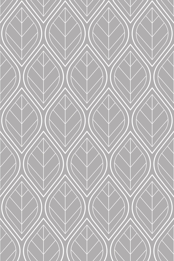 Art deco seamless leaf