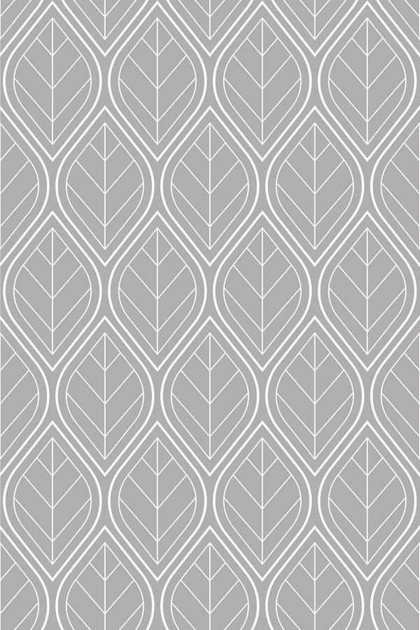 art deco seamless leaf wallpaper pattern repeat