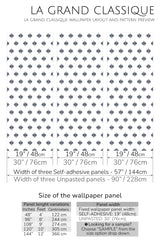 flower star peel and stick wallpaper specifiation