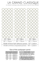 oval tile peel and stick wallpaper specifiation