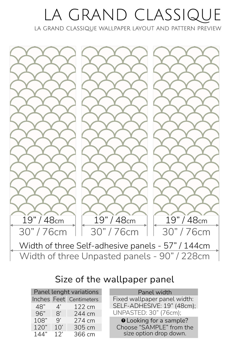 oval tile peel and stick wallpaper specifiation