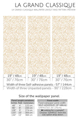 vintage ornament peel and stick wallpaper specifiation