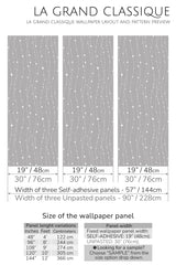 vertical star line peel and stick wallpaper specifiation
