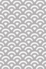 Art deco double wave