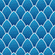 Blue seamless art deco Wallpaper