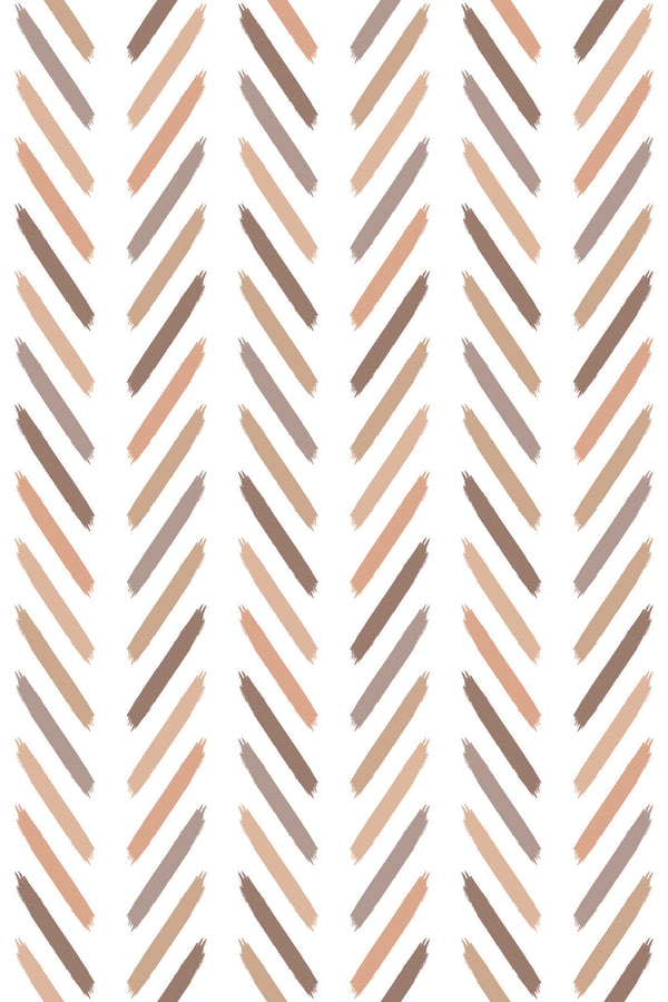 Beige watercolor herringbone