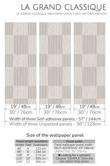 line chess peel and stick wallpaper specifiation
