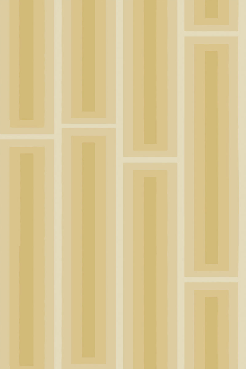yellow retro geometric wallpaper pattern repeat