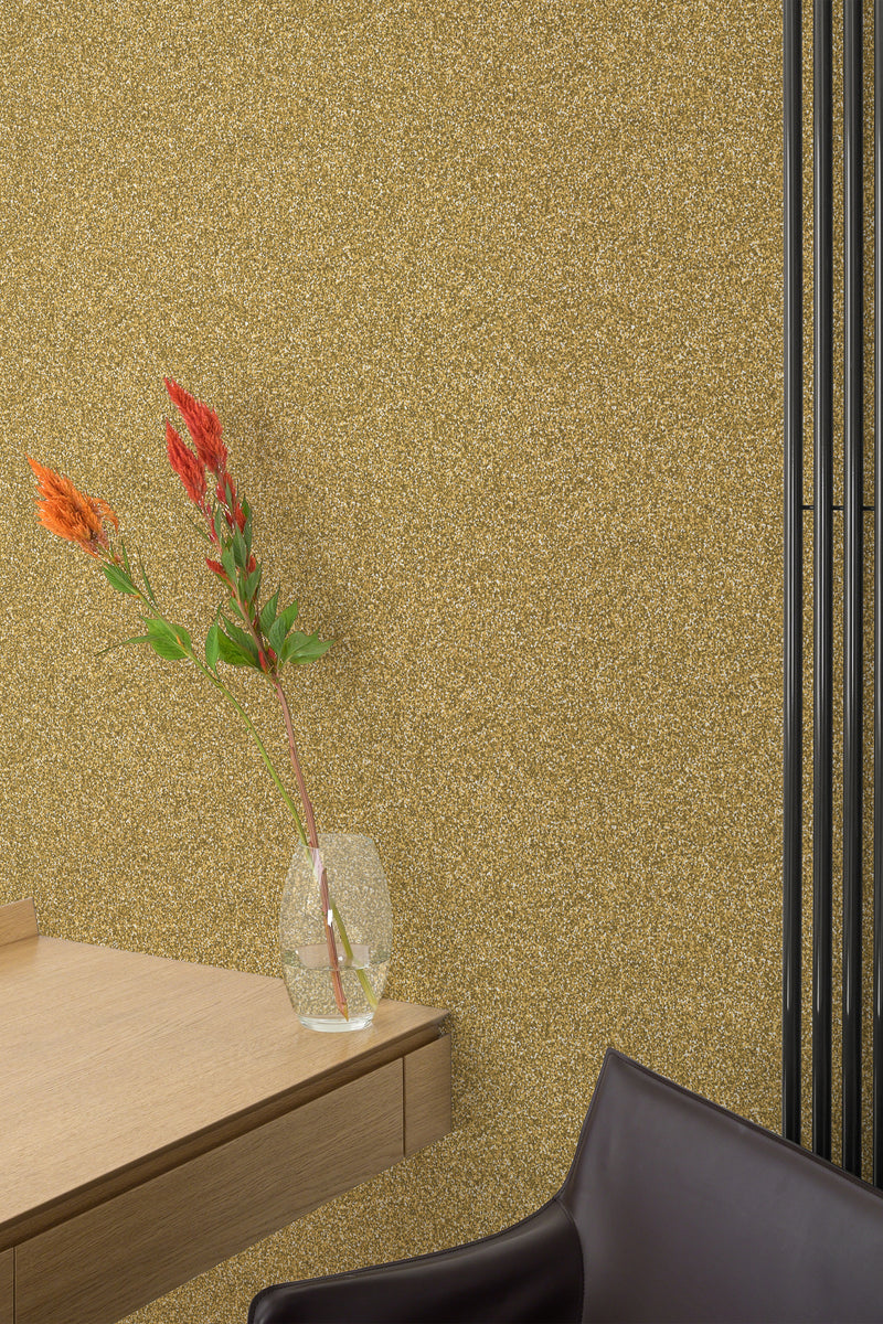 home office desk chair flower interior golden glitter accent wall