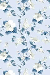 Blue floral