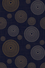 Retro blue circles