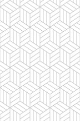 geometric hexagon wallpaper pattern repeat