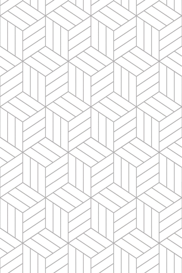 geometric hexagon wallpaper pattern repeat
