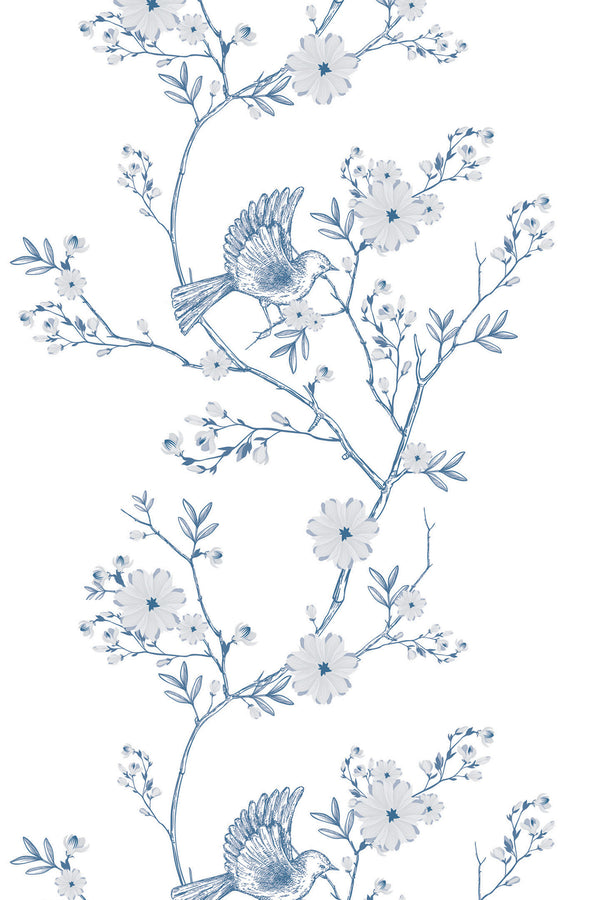 Blue farmhouse bird