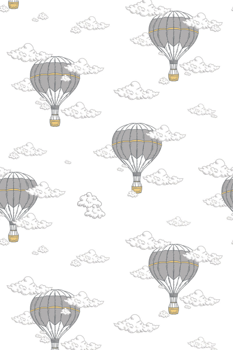 air balloons wallpaper pattern repeat