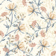 Vintage neutral floral Wallpaper
