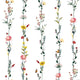 Minimal floral line Wallpaper