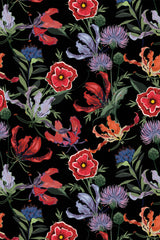 Black magic floral