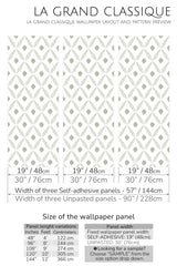 leaf tile peel and stick wallpaper specifiation