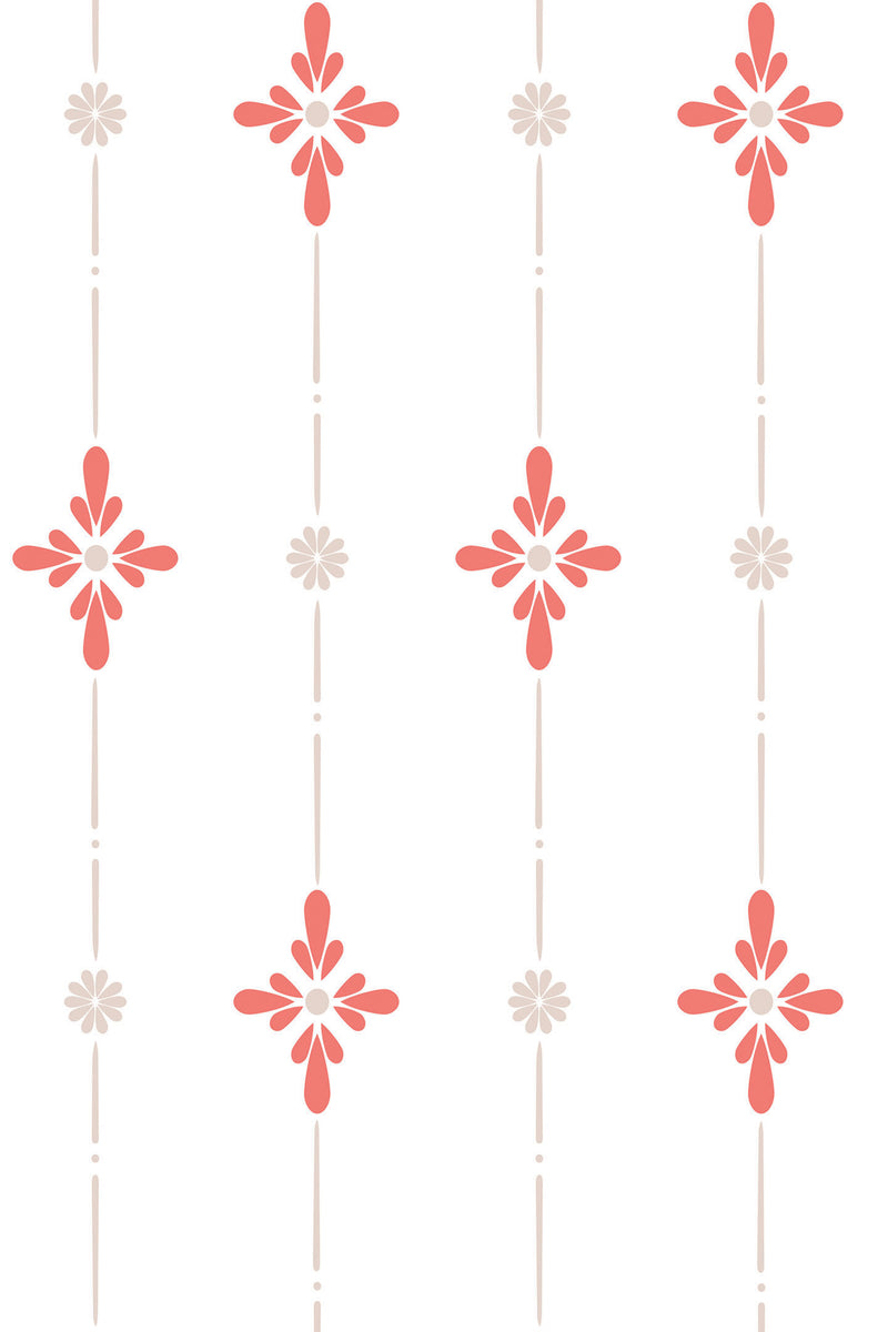 flower line wallpaper pattern repeat