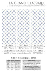 retro grid peel and stick wallpaper specifiation