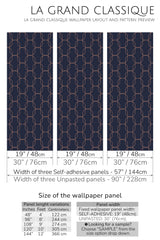 oval geometric peel and stick wallpaper specifiation