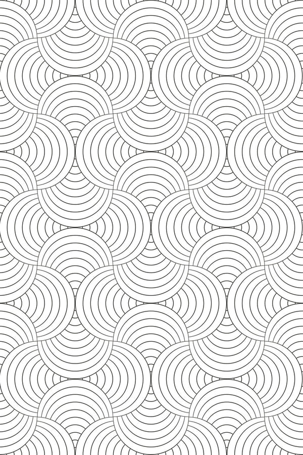 Art deco simple arch