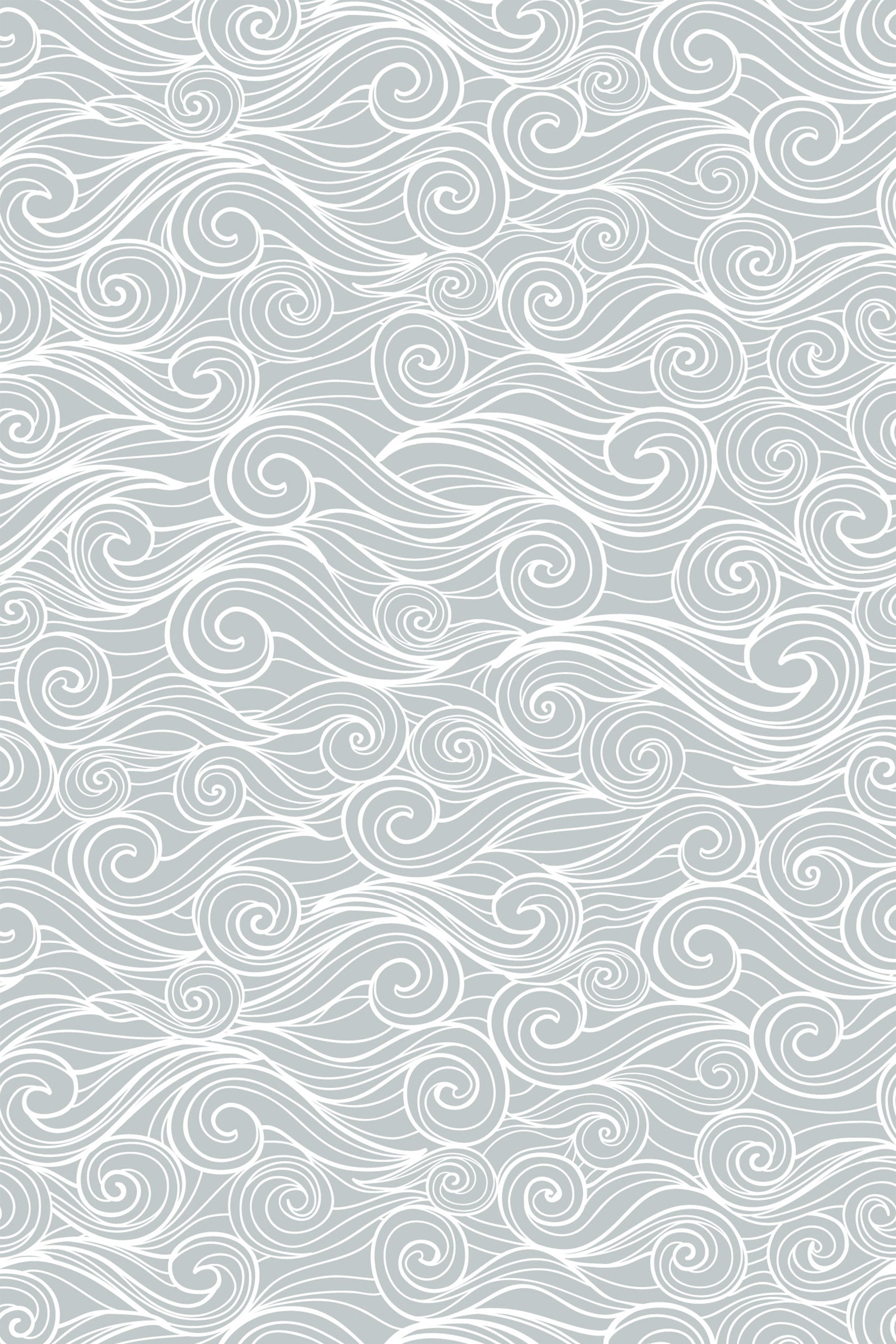 Wave Pattern Removable Or Traditional Wallpaper – La Grand Classique