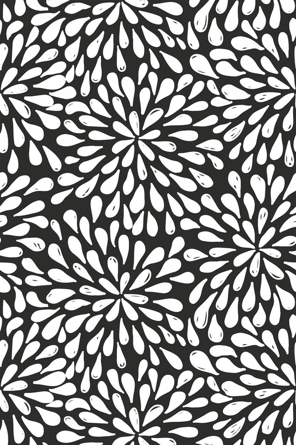 bold abstract floral wallpaper pattern repeat