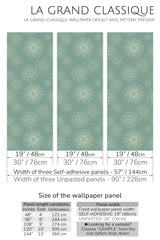 green star peel and stick wallpaper specifiation