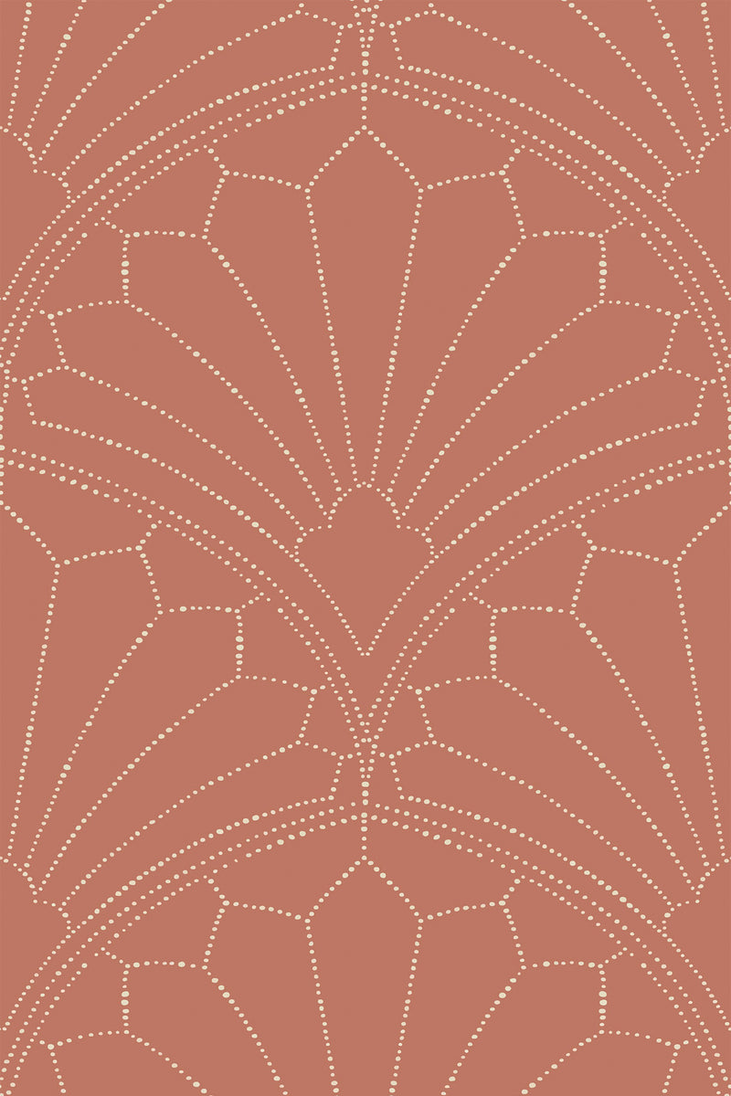 art deco dotted wallpaper pattern repeat
