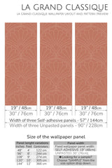 art deco dotted peel and stick wallpaper specifiation