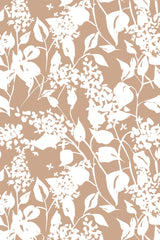 old-school floral wallpaper pattern repeat