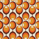 Orange retro circle Wallpaper