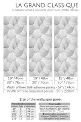 seamless line art peel and stick wallpaper specifiation