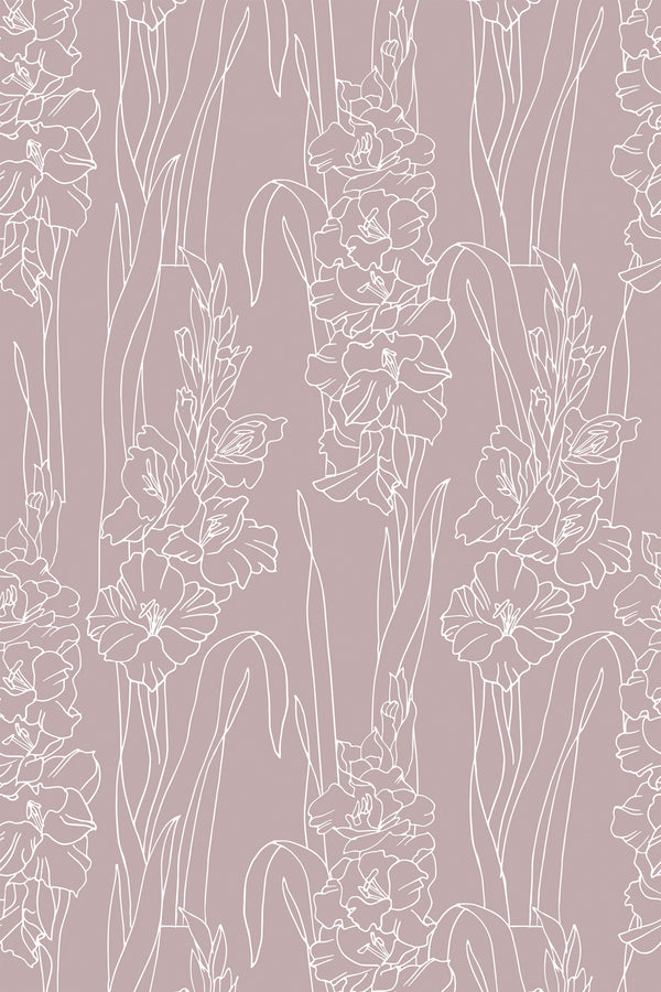 gladiolus wallpaper pattern repeat