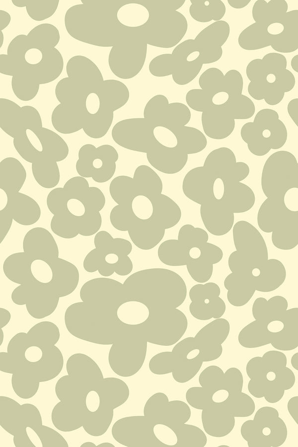 Sage green retro