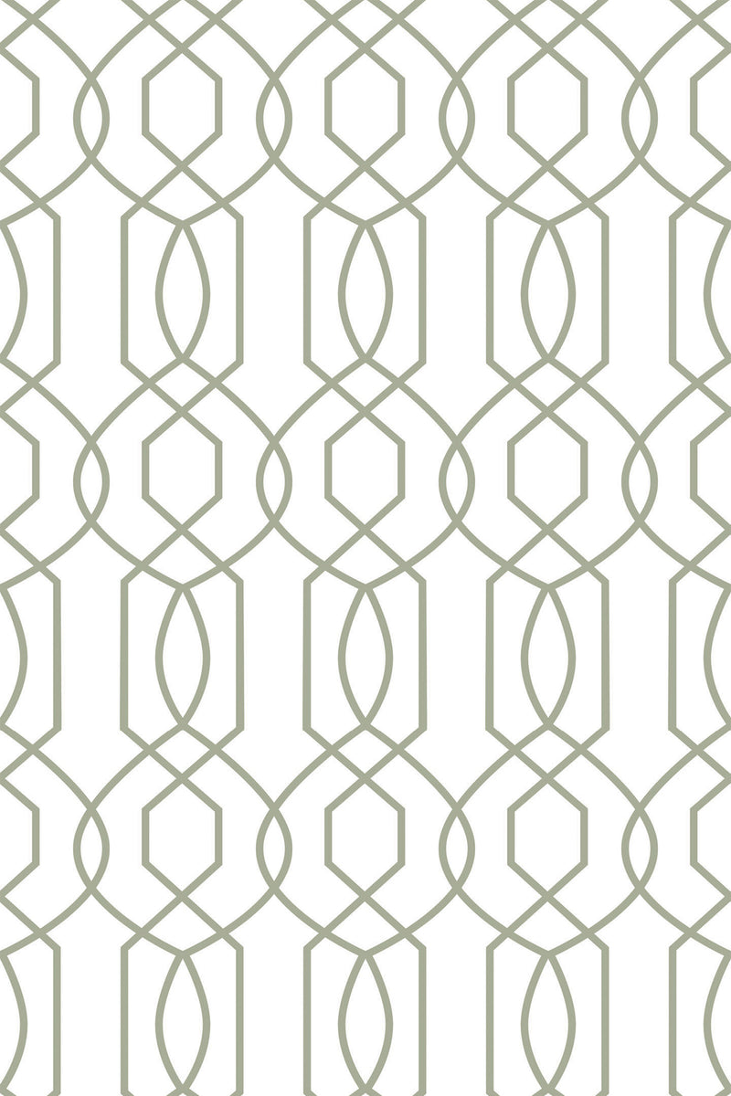 Art Deco Line Removable or Traditional Wallpaper – La Grand Classique