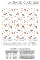 airplane peel and stick wallpaper specifiation