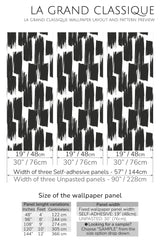 bold brush peel and stick wallpaper specifiation