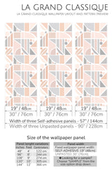pastel tile peel and stick wallpaper specifiation