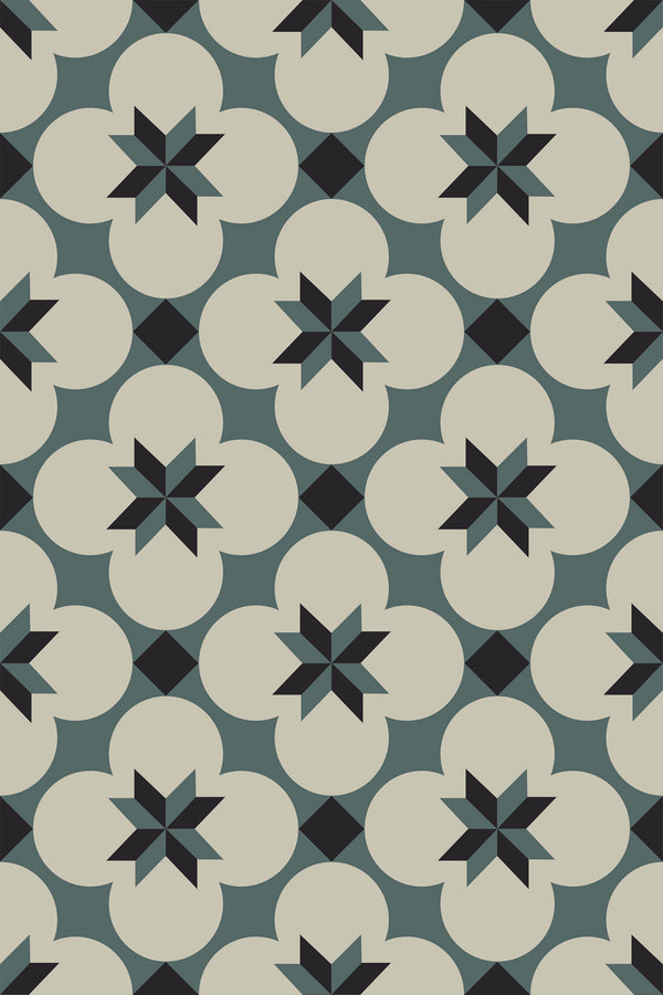 blue tile wallpaper pattern repeat
