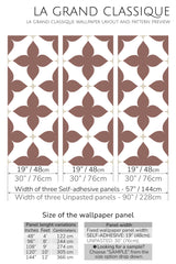 bold tile peel and stick wallpaper specifiation