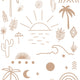 Neutral bohemian Wallpaper