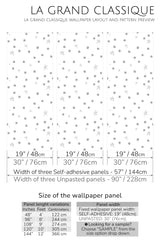 stars peel and stick wallpaper specifiation