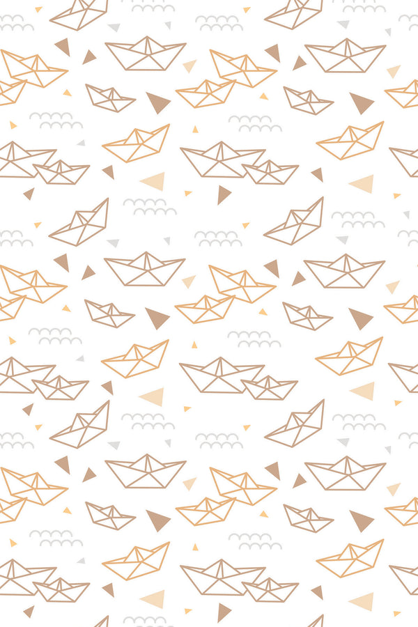 paper ship wallpaper pattern repeat