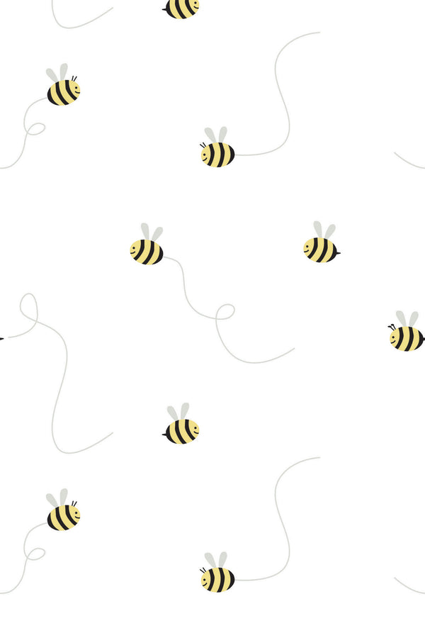 bee line wallpaper pattern repeat