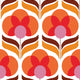 Retro flower Wallpaper