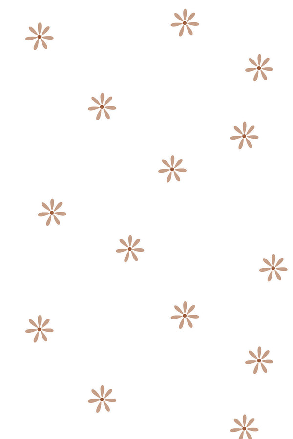 Beige minimal daisy