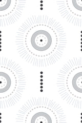 bohemian circle wallpaper pattern repeat